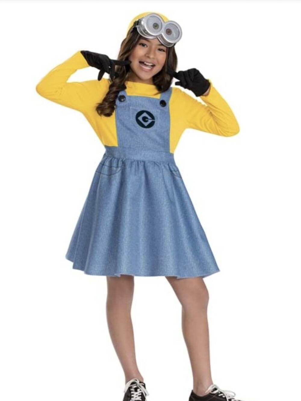 Despicable Me Minion Costume Dress for Girls Size Small 4-6x Rubies Halloween